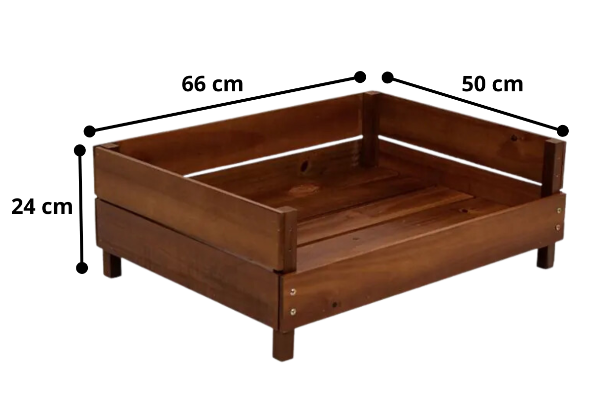 medidas de visualcama pet em madeira p caes de pequeno porte beethoven 66cm agrobees 1